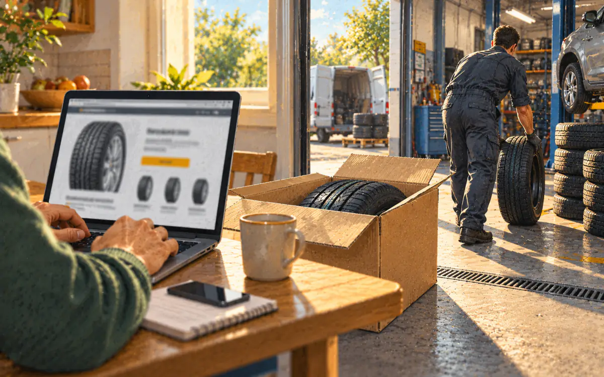 Reifen online oder in der Werkstatt kaufen